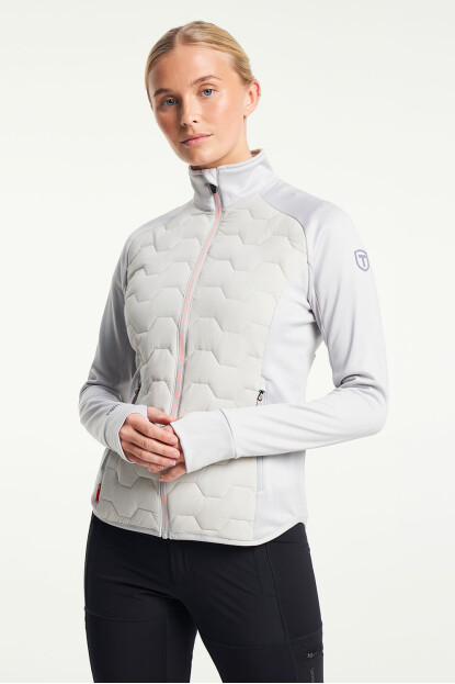 TENSON TXlite Hybrid Zip W světle šedá