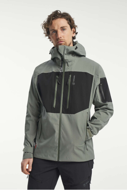 TENSON TXlite Shell Jacket M šedozelená