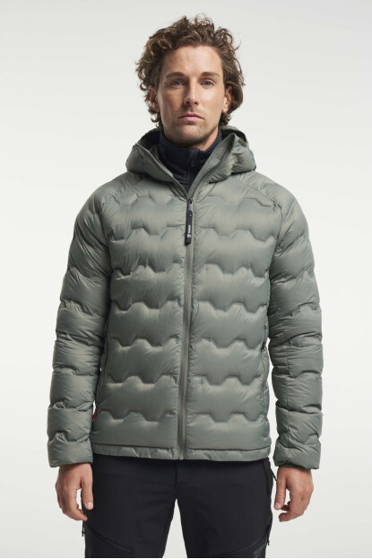 TENSON Shibui Puffer Jacket M šedozelená