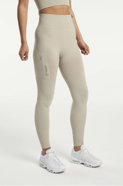 TENSON Seamless Tights W béžové