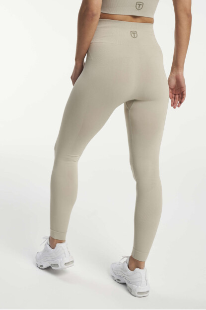 TENSON Seamless Tights W béžové