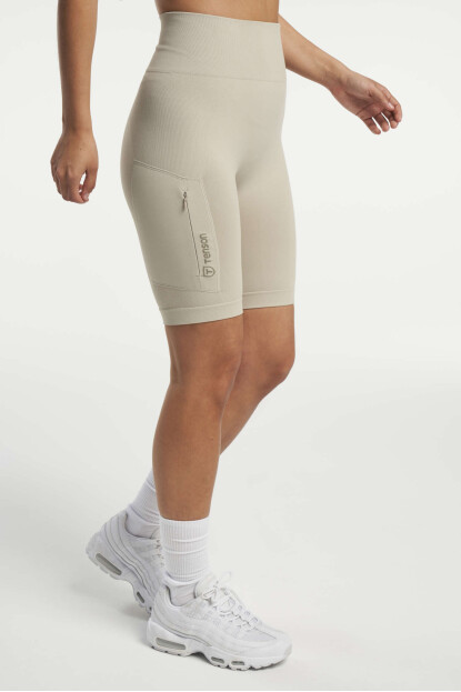 TENSON Seamless Shorts W béžové