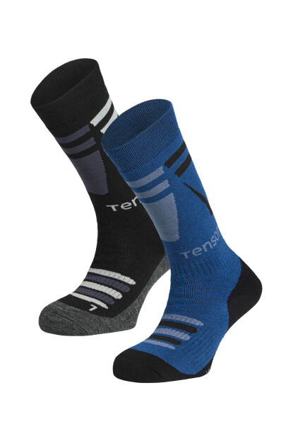 TENSON Core Ski Socks 2-pack modrý